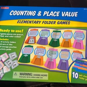Lakeshore Counting & Place Value Folder Games